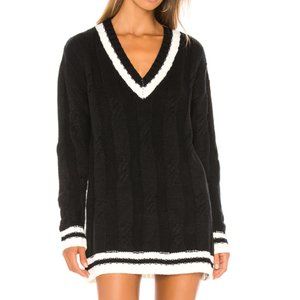 Superdown Shawnie Varsity Sweater Dress 